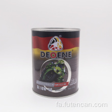 قوطی قلع روغن موتور 1 لیتری خالی گرد